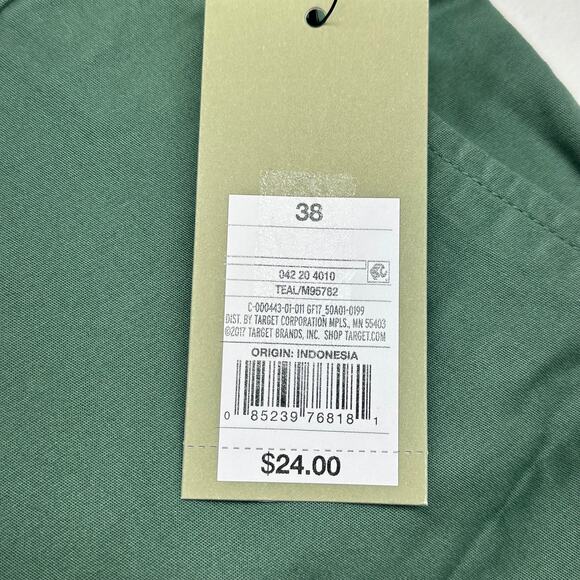 Goodfellow & Co Men’s Green Flat-Front Shorts – Size 38 – New - Picture 6 of 6